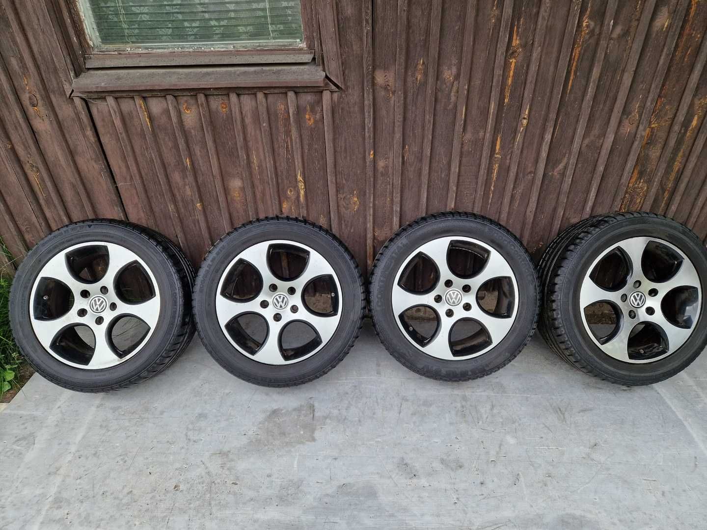 Koła Felgi 5x112 16x7j ET35 Continental 205/55/16 6mm Audi VW Skoda