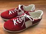 Calvin Klein Sammy 2 czerwony zamsz skóra Sneaker buty sportowe