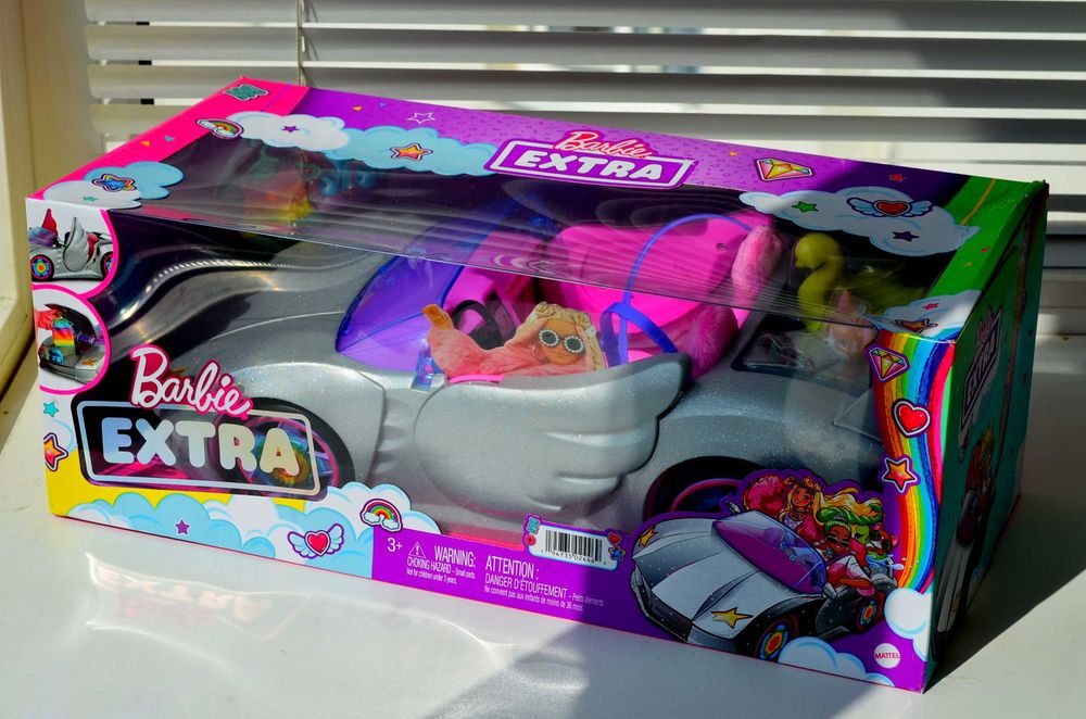 Кабріолет Barbie Extra car машина Барбі для ляльок Барби кабриолет