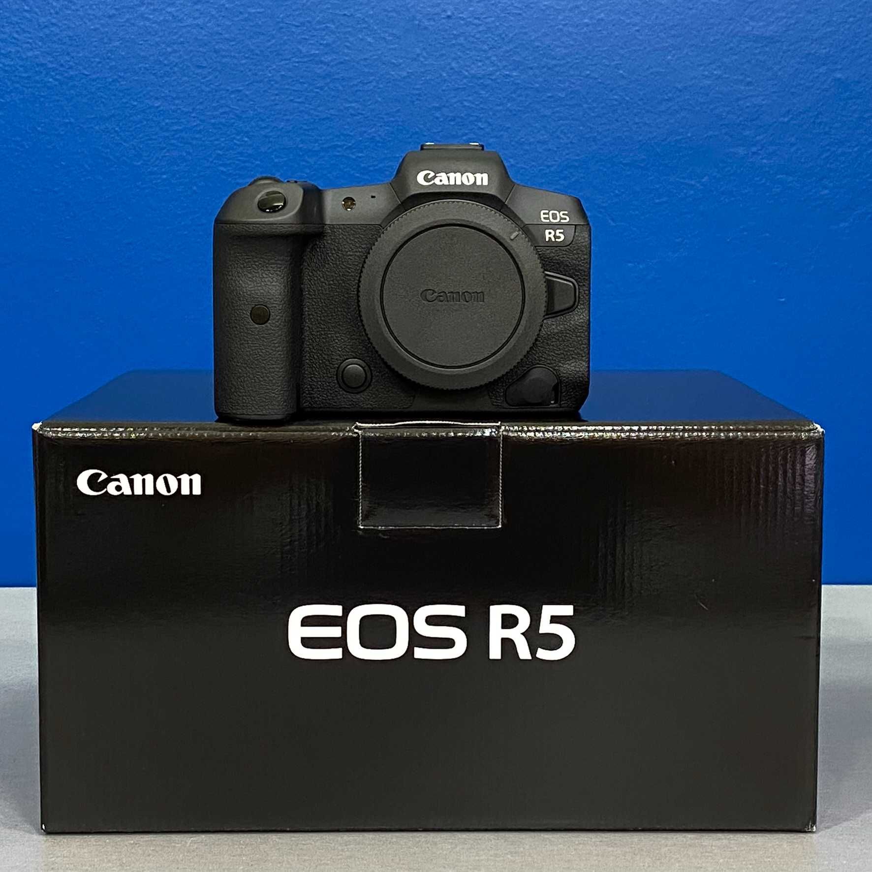 Canon EOS R5 (Corpo) - 45MP - NOVA