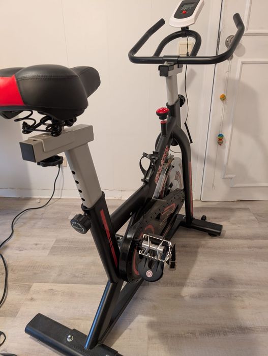 Bicicleta Indoor Spinning SHUOQI – Bom Estado e Silenciosa