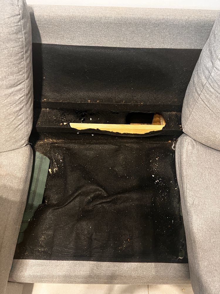 Vendo sofa conforme está