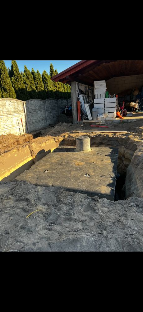 Szambo betonowe zbiornik na deszczówkę 10m