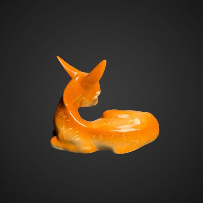 Figurka porcelanowa sarna sarenka Chodzież B51/101231