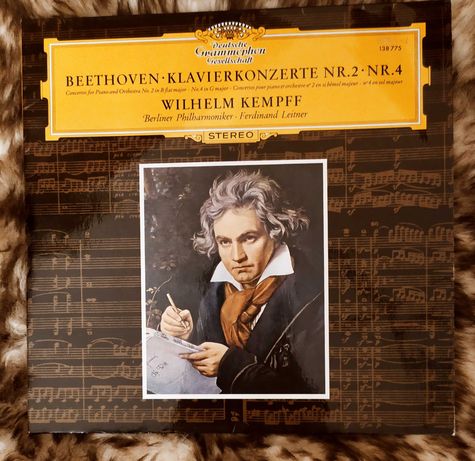 BEETHOVEN PIANO CONCERTOS 2,4/Berliner Philharmoniker/Kempff/VG
