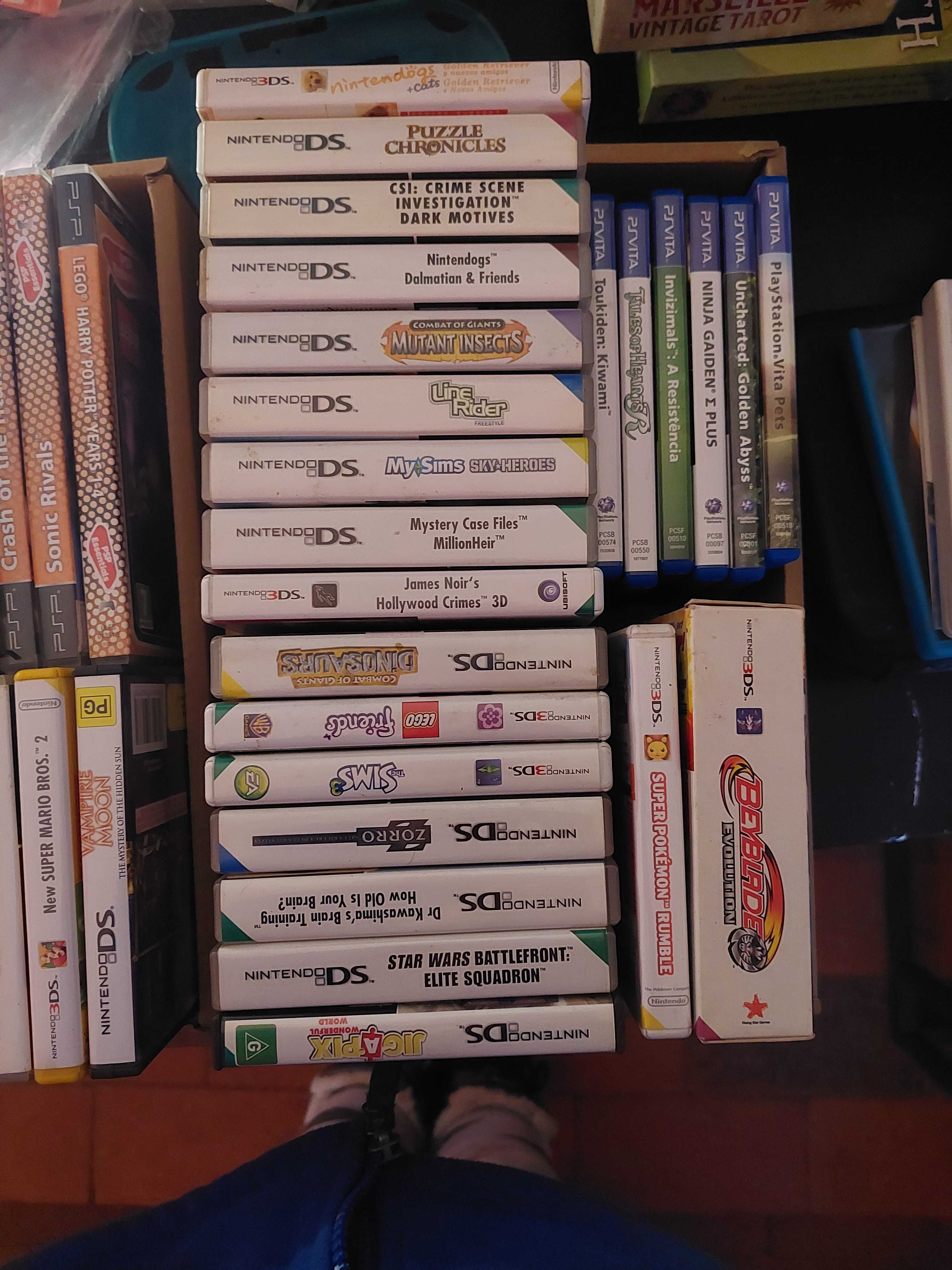 Videojogos wii, pc, 3ds, ps vita e ds