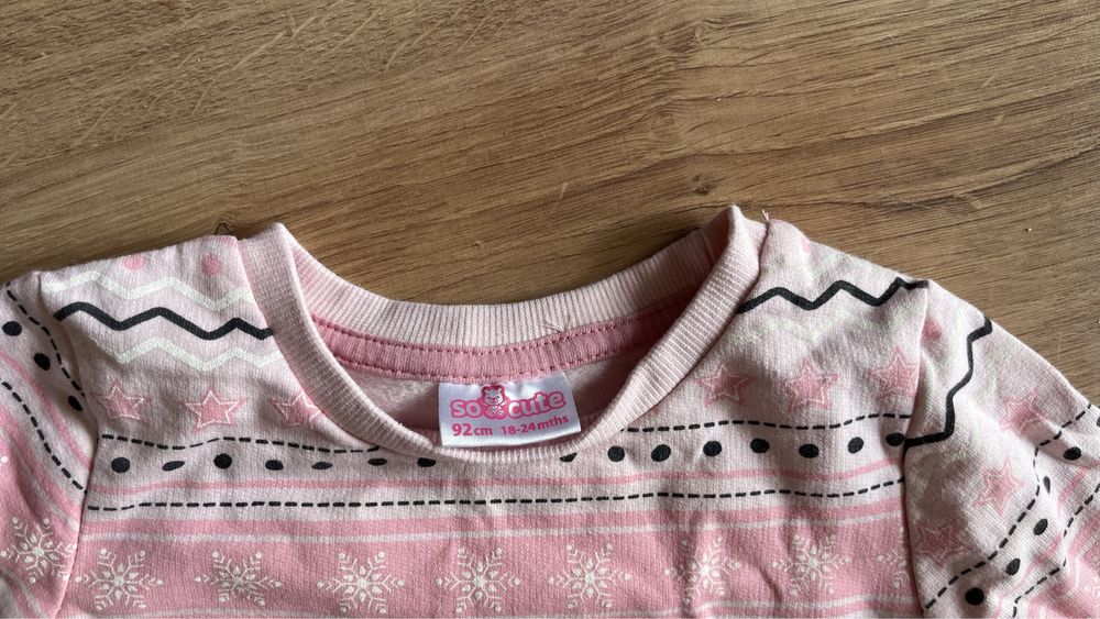 Bluza rozowa, 92 cm