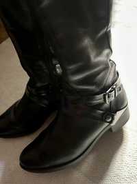 Botas cano alto pretas marca geox