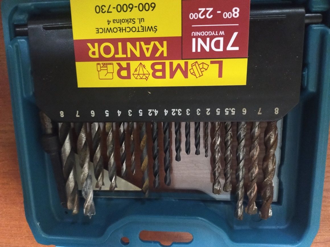 (2197/25)zestaw wielofunkcyjny-wiertl,bity,nasadki Makita 60PC Pro