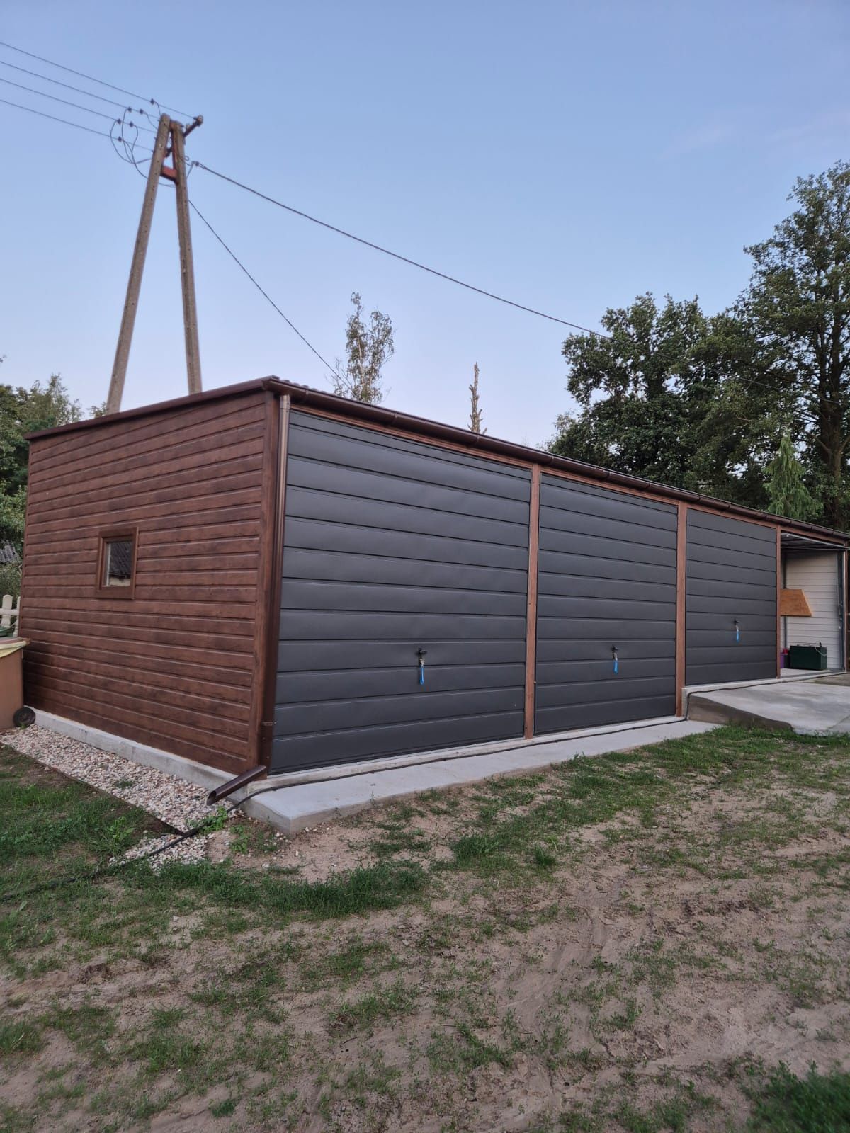 Garaż blaszany 12x5 PRODUCENT dowolne wymiary