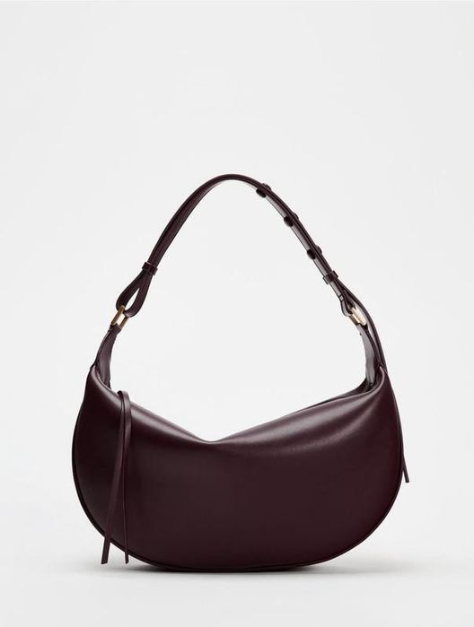 Сумка від ZARA в трендовому кольорі бордо