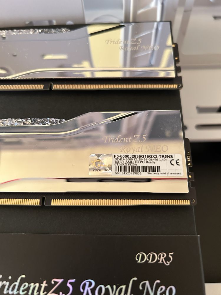 G.Skill Trident Z5 Royal, DDR5, 32 GB, 6000MHz, CL30