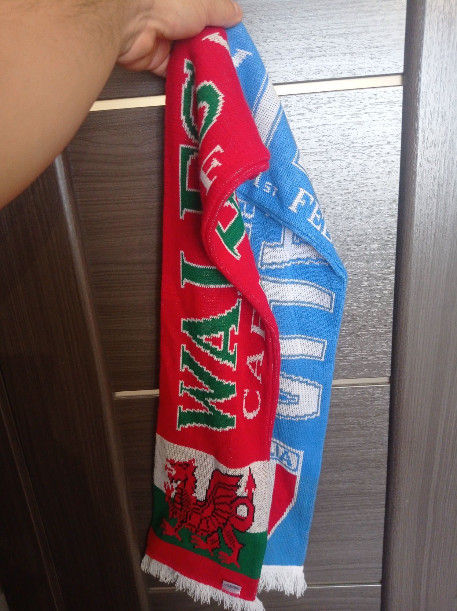 Футбольный шарф WALES-ITALIA 2020