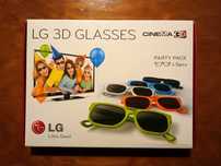 Caixa De 5 Óculos 3D LG - Nova