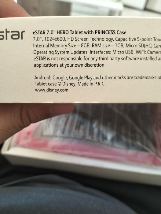 Tablet princesas em excelente estado