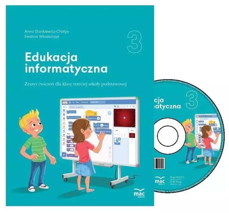 Edukacja informatyczna SP 3 Zeszyt ćwiczeń + CD. MAC Edukacja