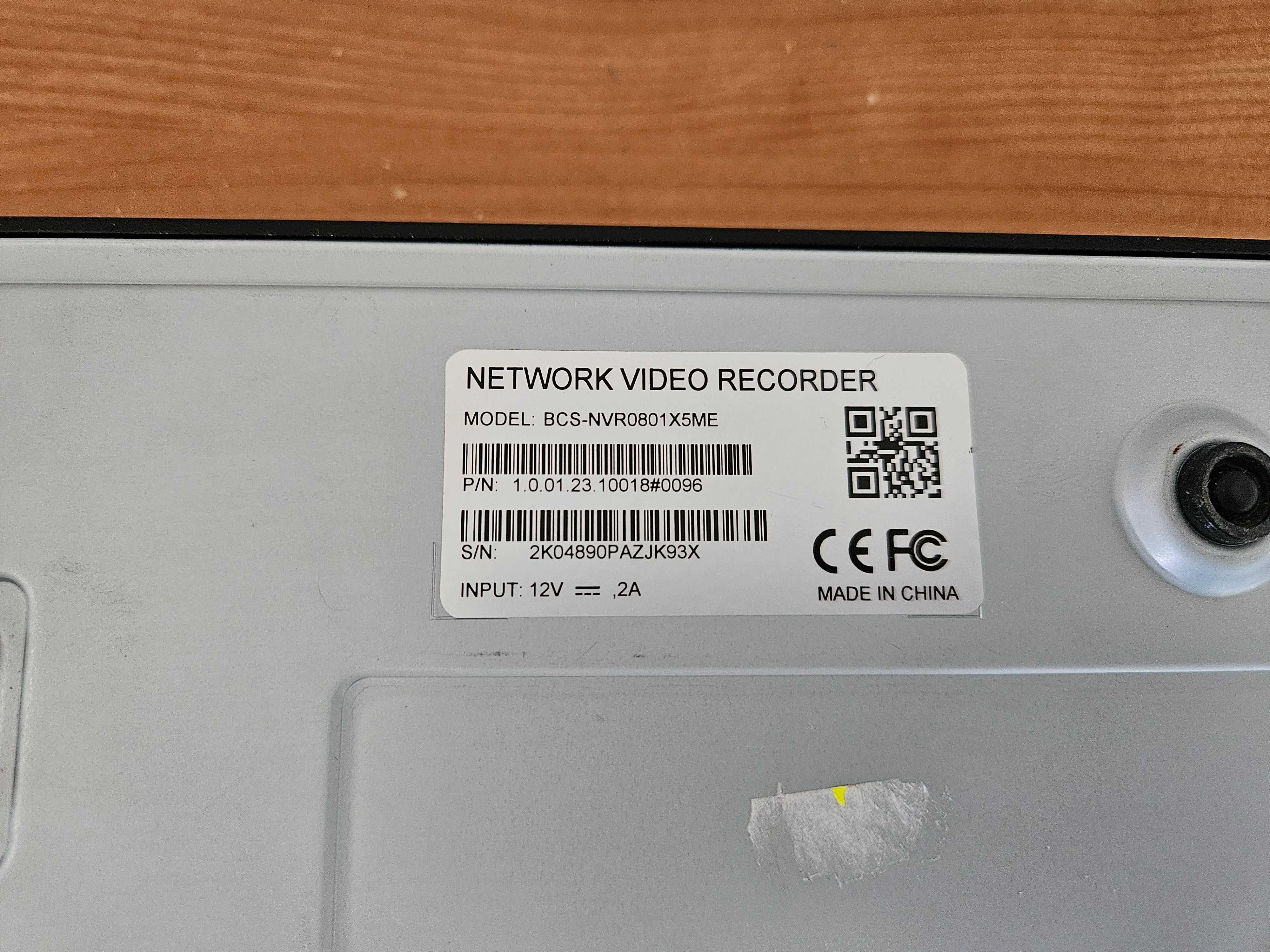 Rejestrator sieciowy DVR BCS HDD 3TB