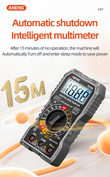 Miernik prądu multimetr ręczny cyfrowy

Woltomierz Amperomierz

ANENG