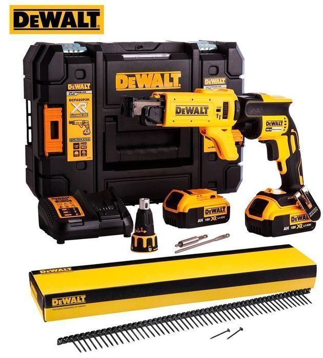 Wkrętarka Akumulatorowa Do G-K 18V 2*2.0Ah Li-Lon+Dcf6201