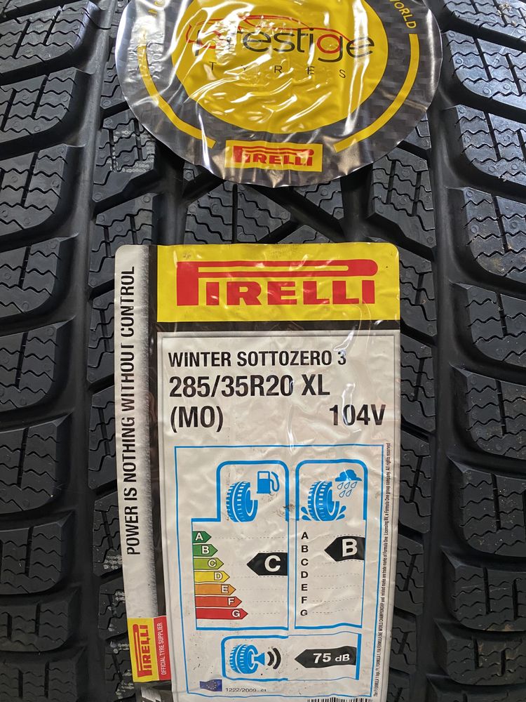 Pneus 285/35/20 - Pirelli Winter SottoZero 3 (M0)