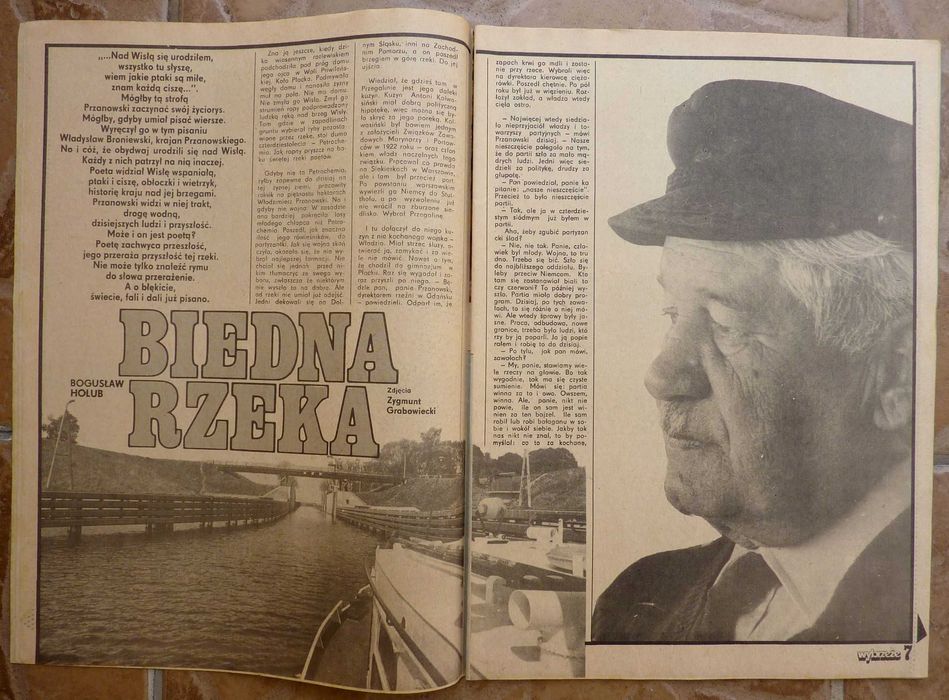 WYBRZEŻE tygodnik nr 27/1984 - plakat - SIMON & GARFUNKEL