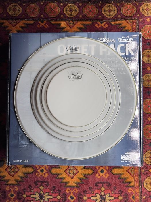 Набір тихих тарілок і пластиків Zildjian/Remo Quiet Pack