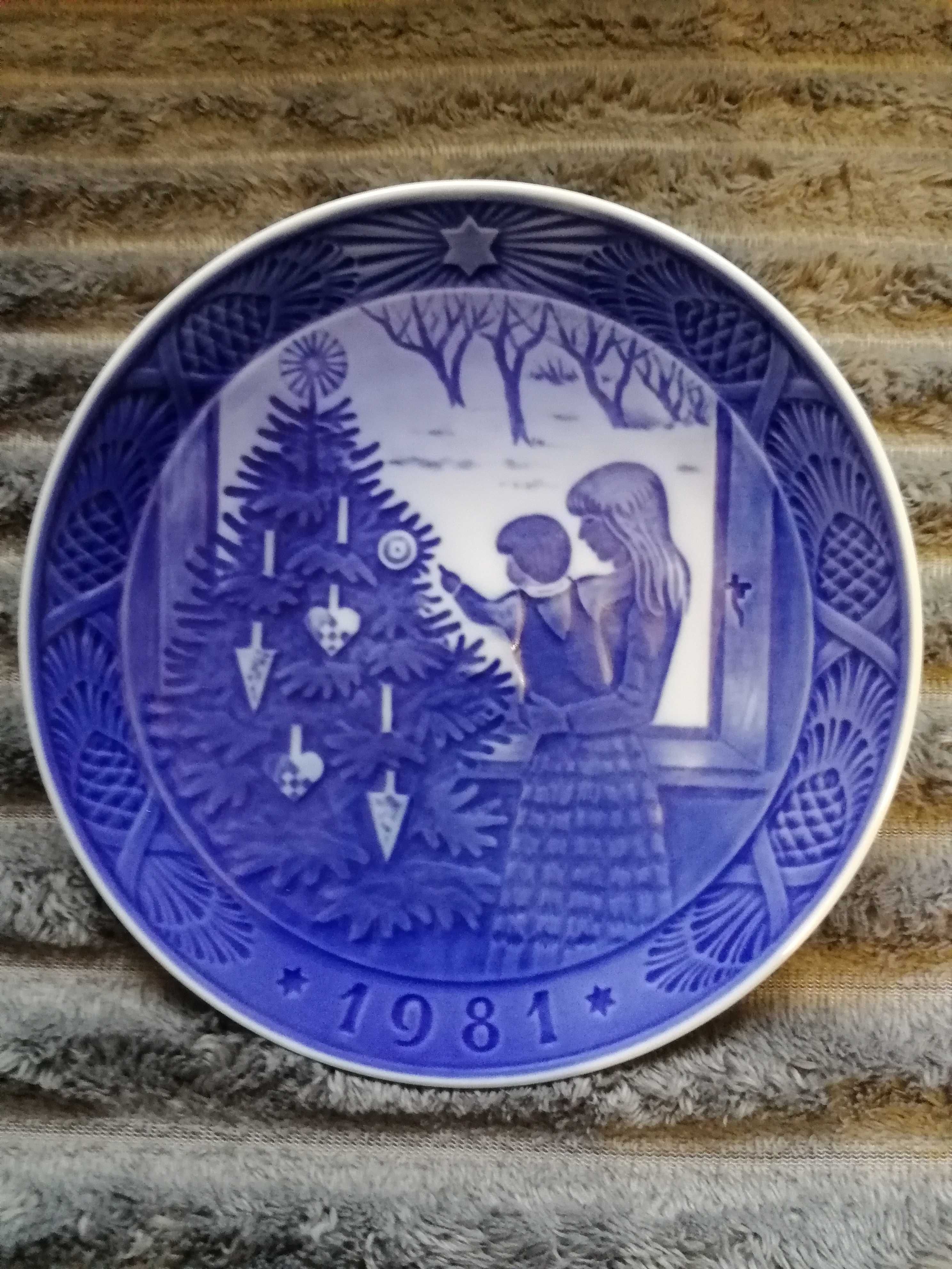 Talerze świąteczne Royal Copenhagen