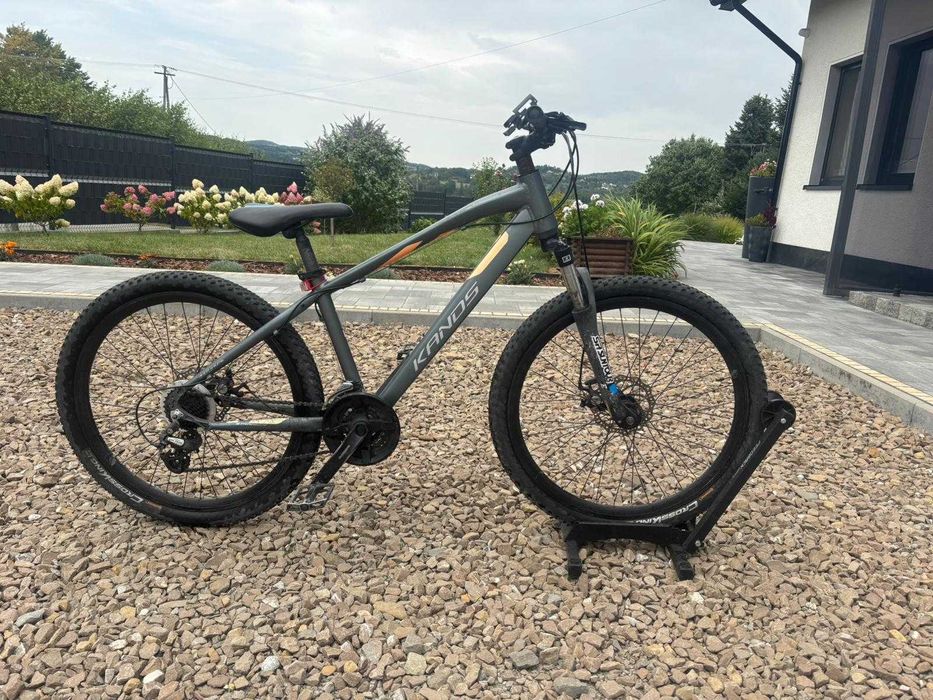 KANDS 26″ STRANGER 2 XT, rama 15 cali, kolor szaro-pomarańczowy matowy