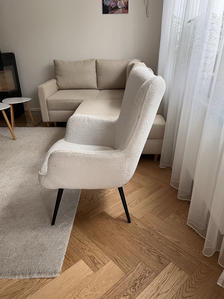 Fotel uszatek uszak bouncle do karmienia