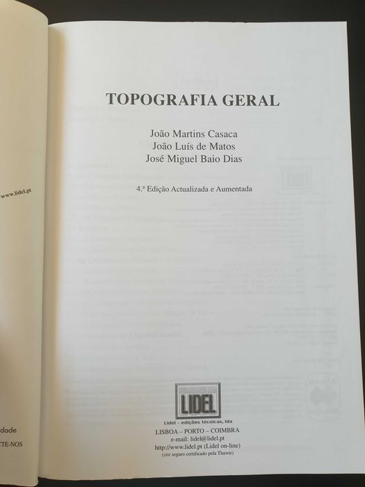Livro Topografia Geral (técnico)