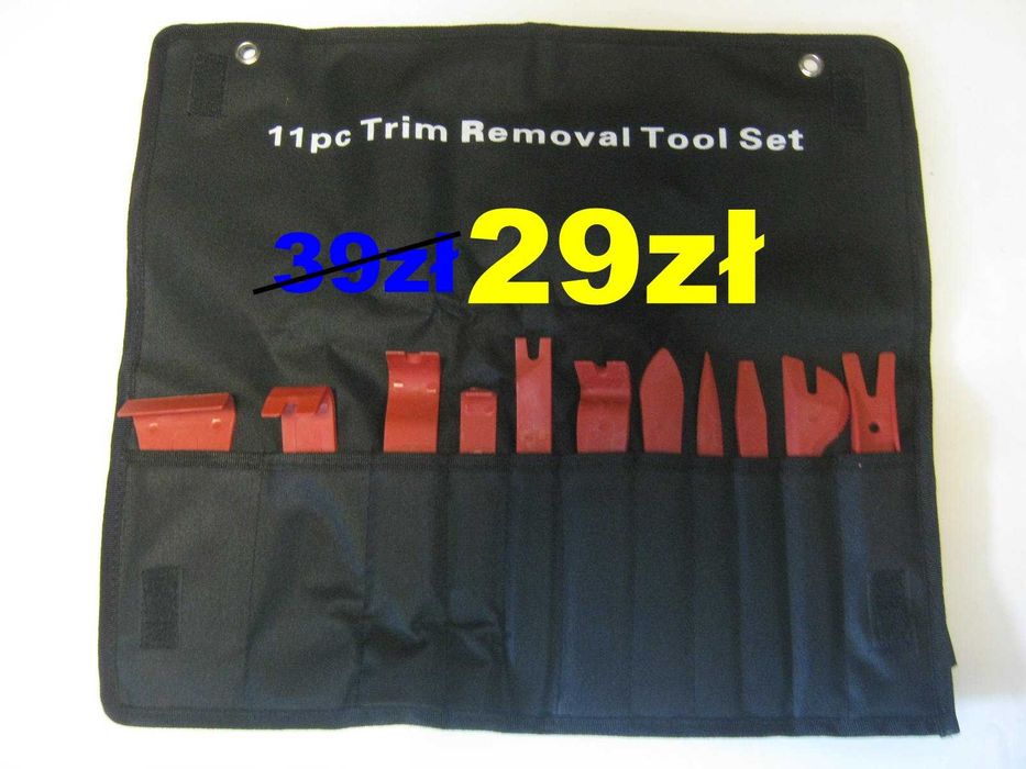 Zestaw ściągaczy do zapinek tapicerki 11el