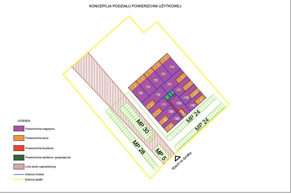 Park magazynowo - biurowy Krapkowice Prudnicka