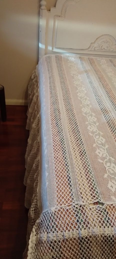 Colcha de cama em croché