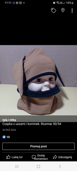 Czapki z uszami I kominem