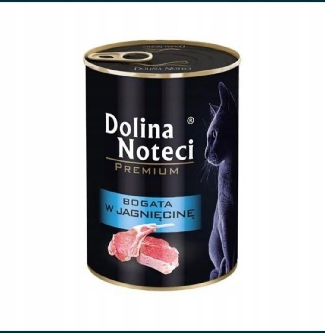 Dolina Noteci Premium 12x 400g Mokra Karma dla Kotów Jagnięcina Kaczka