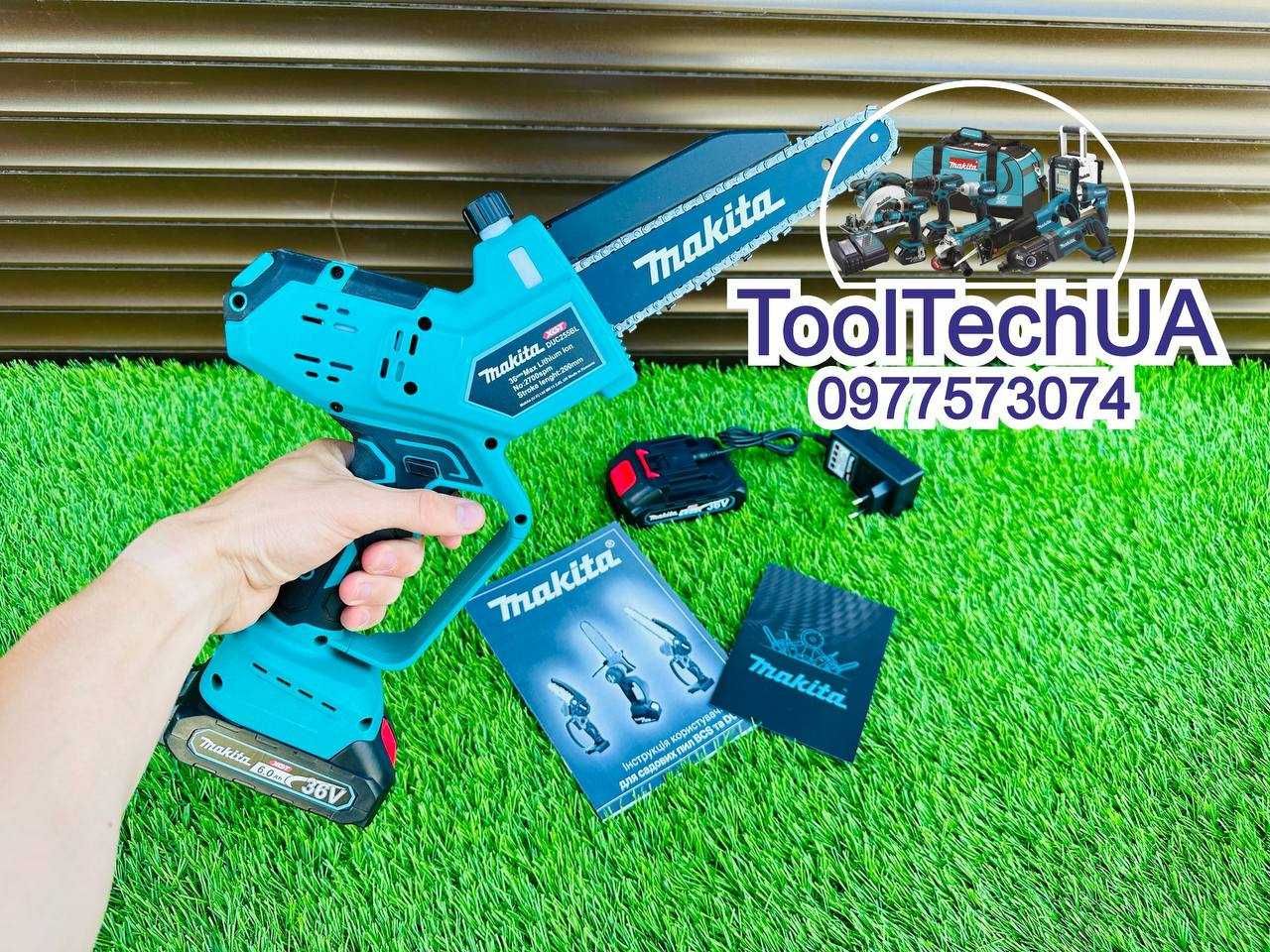 Акумуляторна пилка Makita DUС 255 BL 20см Гілкоріз Авто подача масла