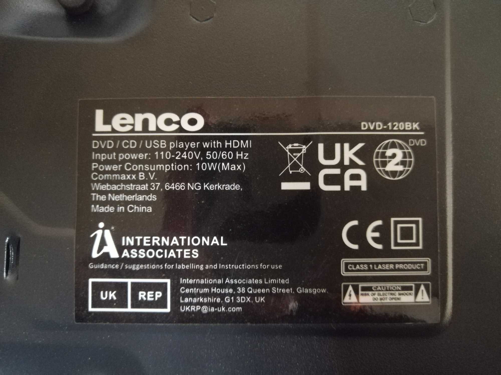 Odtwarzacz DVD LENCO DVD-120BK