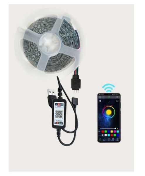 Fita LED RGB Inteligente ( Controlo por Bluetooth)