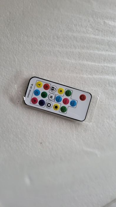 Lustro stojace pomaranczowo biale Led pilot