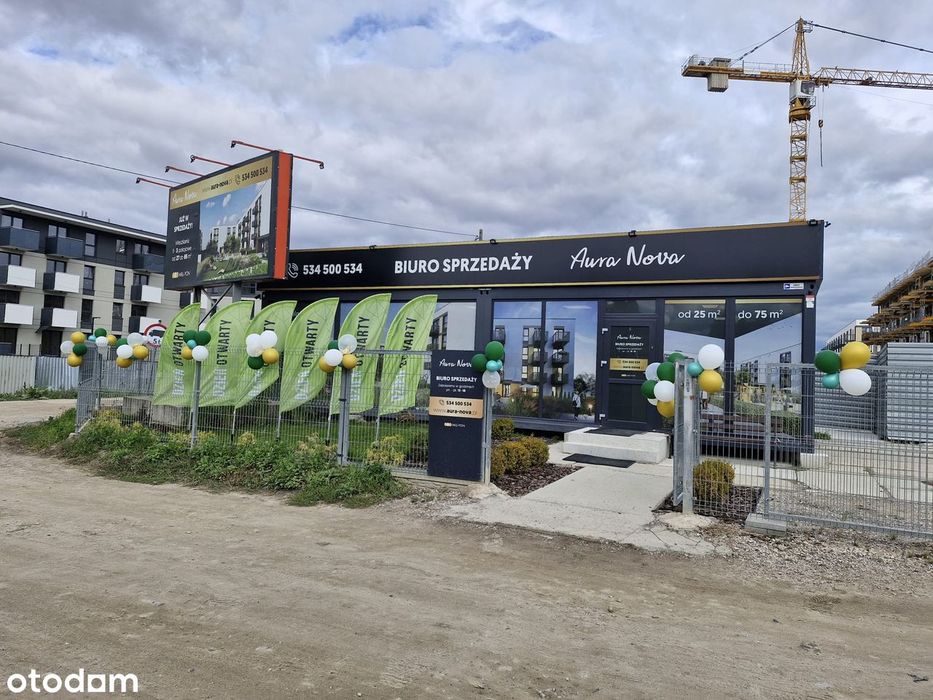 Nowoczesne biuro, pawilon usług. dom mobilny, kontener modułowy 12x6m