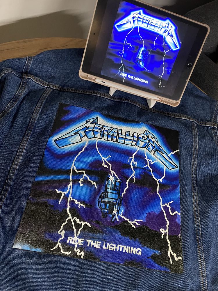 Kurtka custom metallica ride the lightning