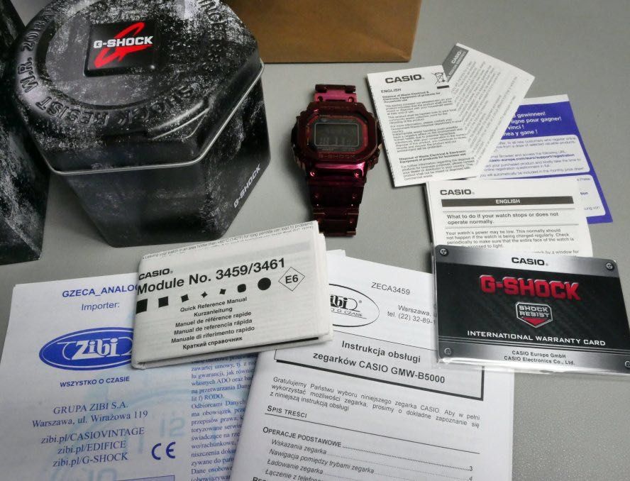 Casio G-Shock GMW-B5000RD-4ER