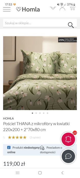 Pościel 200x220 Homla