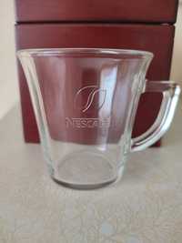 Прозрачные чашки "Nescafe" Нескафе