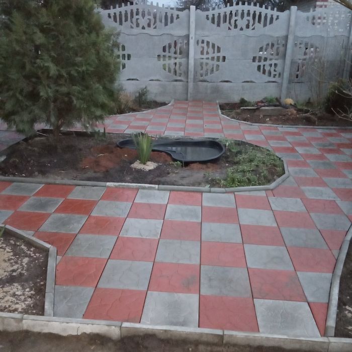 Доставка БЕСПЛАТНО! Плитка тротуарная, тротуарна.