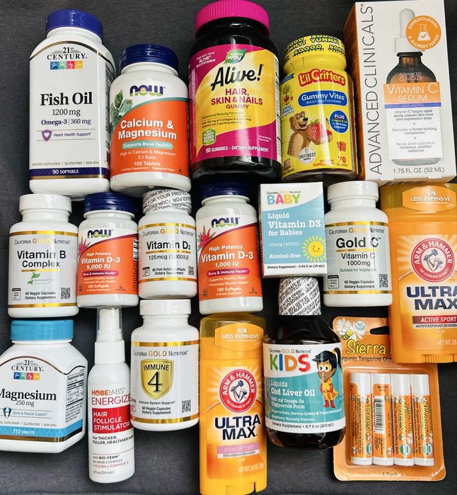 Вітамін Д3 вітамін С omega  IHerb