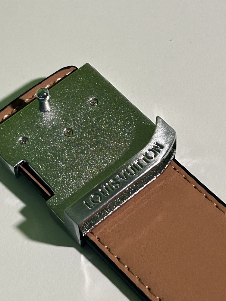 Pasek Louis Vuitton Daimer Graphite Belt