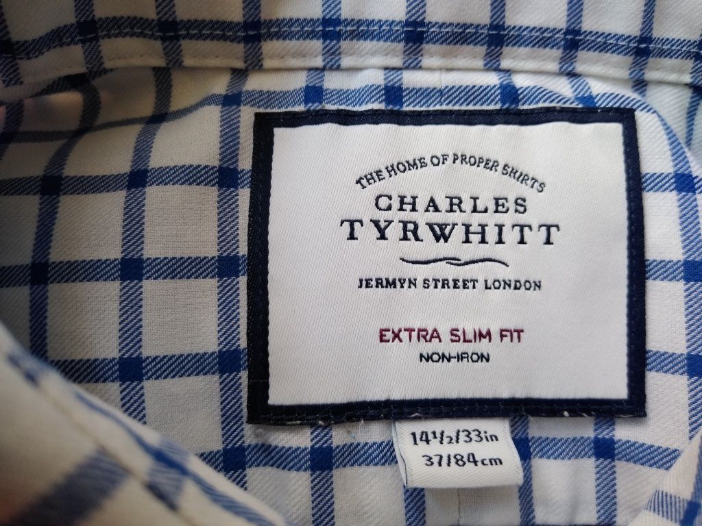 Koszula męska Charles Tyrwhitt Extra slim fit , wesele, chrzciny