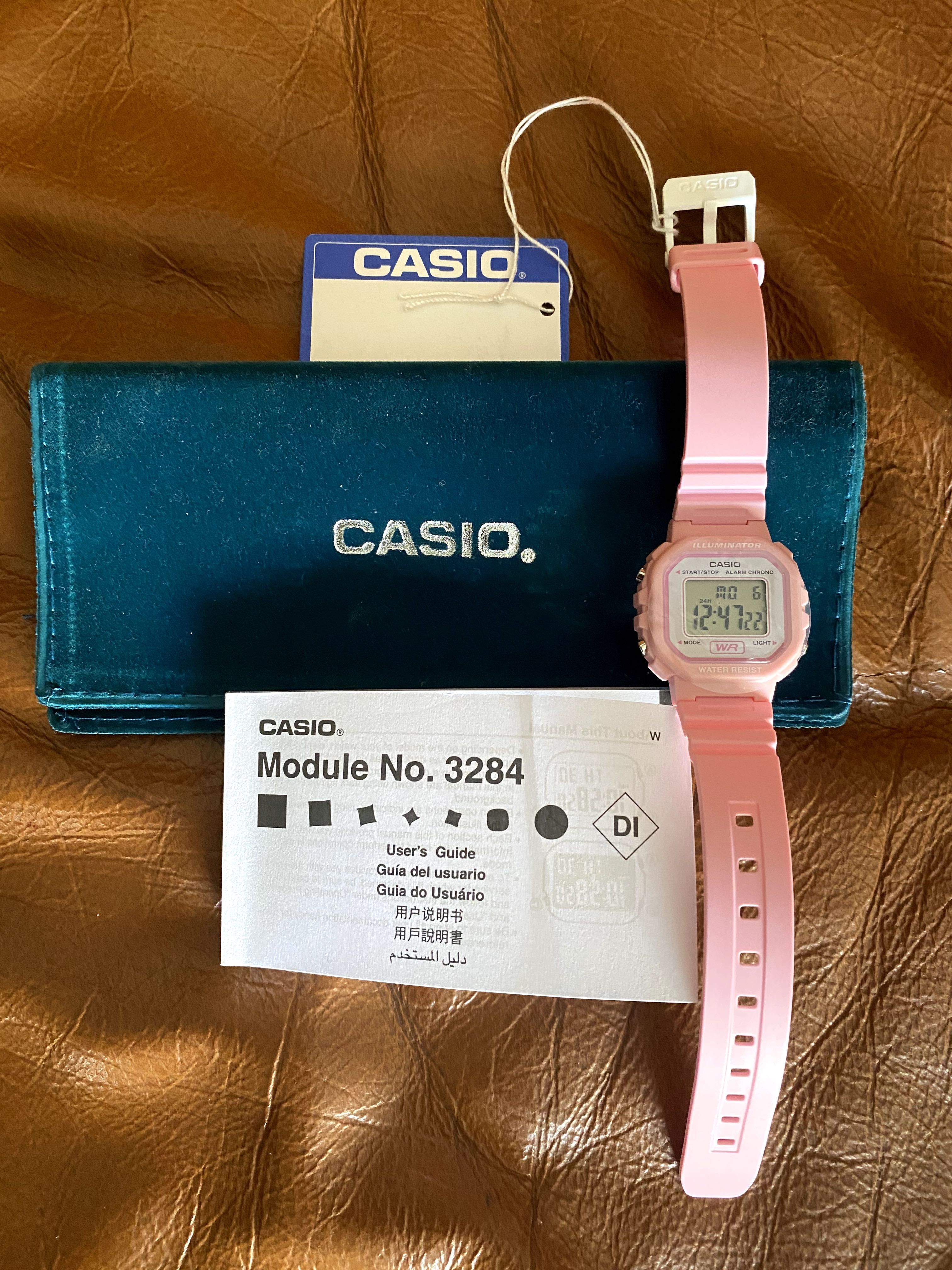 Relógio Casio Feminino Rosa, Novo