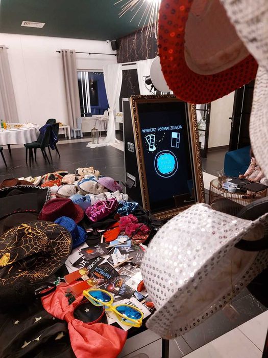 Fotobudka 360 Fotolustro Fotobox magazynCiężki dym Kolorowe Race dymne